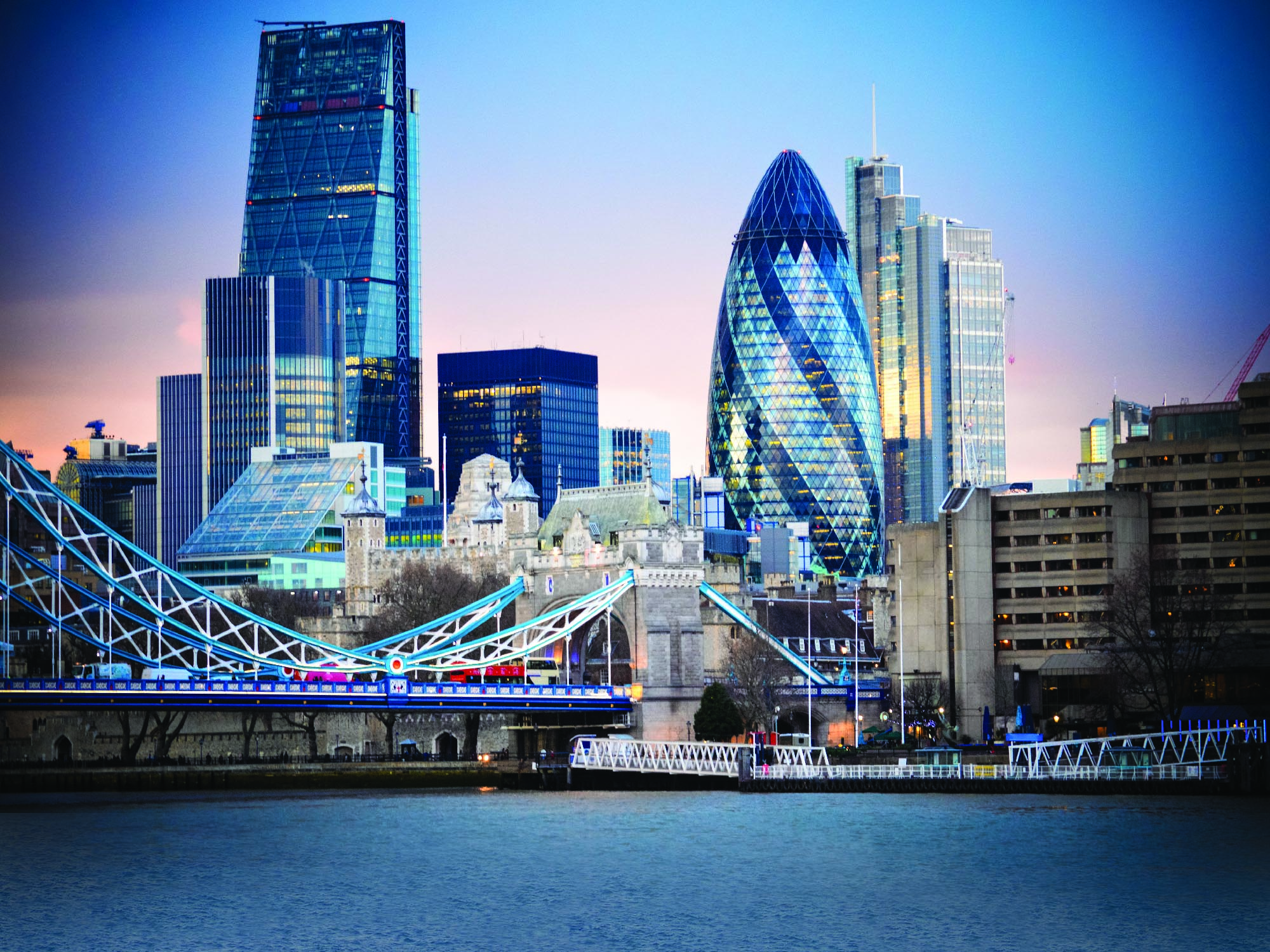 Photo of London skyline